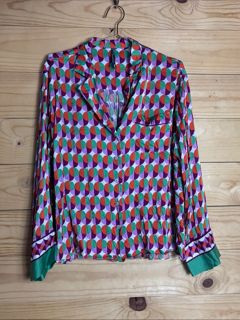 Anthropologie pajama shirt size M